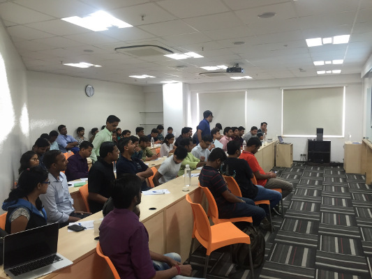 Attendees at the Pune Mobile Developers Meetup 